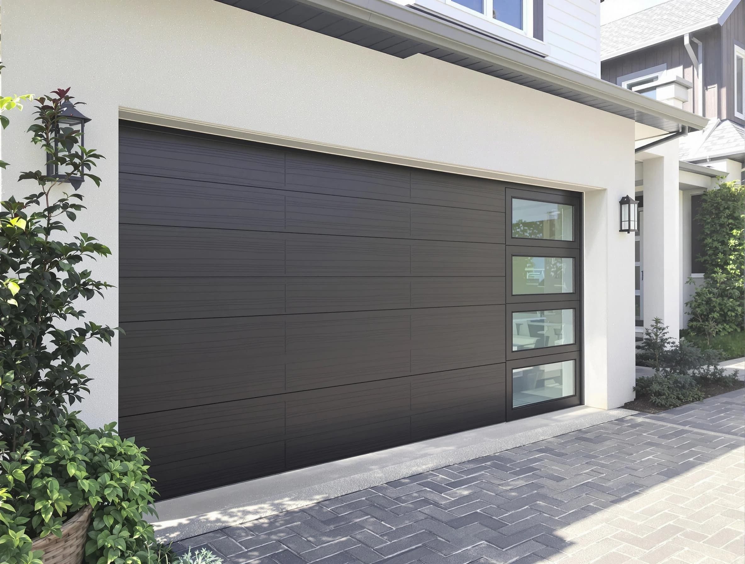 Custom garage door installation by Chartiers Garage Door Repair in Chartiers