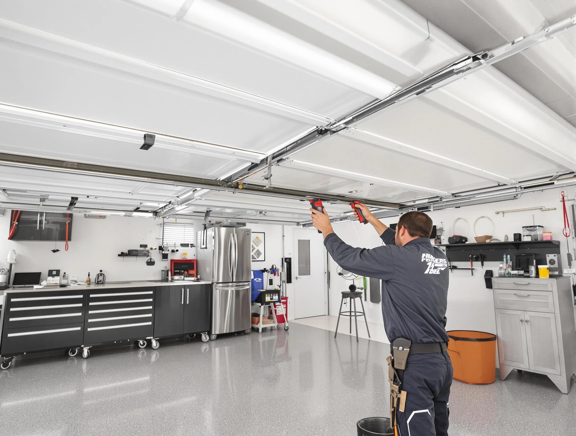 Overhead garage door repair service by Chartiers Garage Door Repair in Chartiers