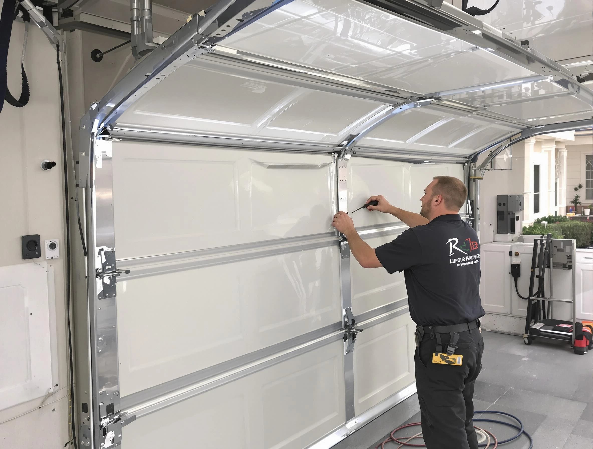 Chartiers Garage Door Repair professional performing panel repair in Chartiers