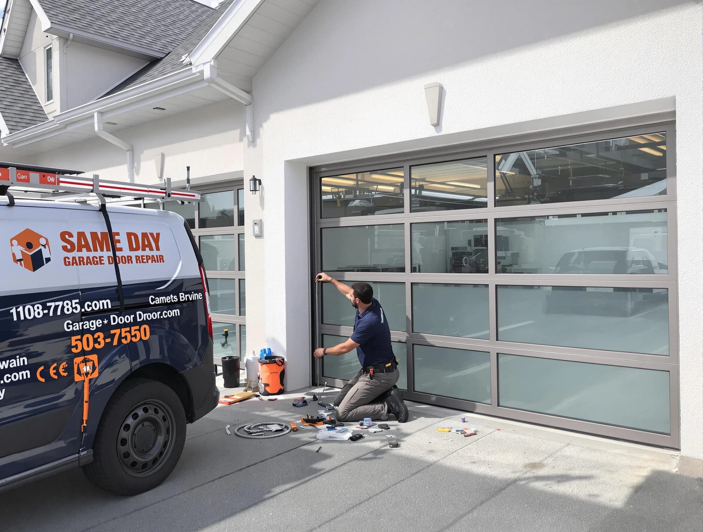 Same-day garage door repair service by Chartiers Garage Door Repair in Chartiers