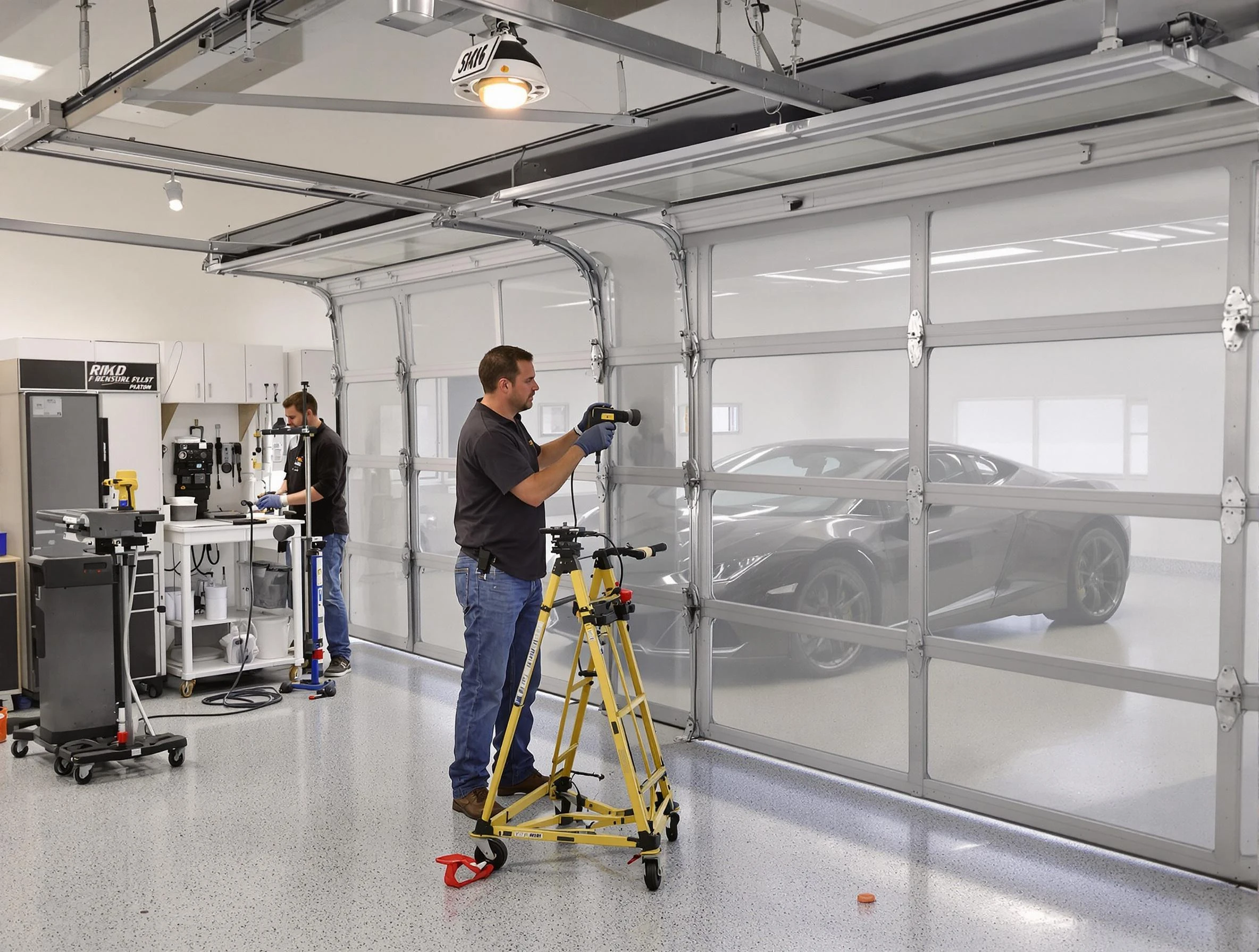 Garage Door Dents Repair in Chartiers