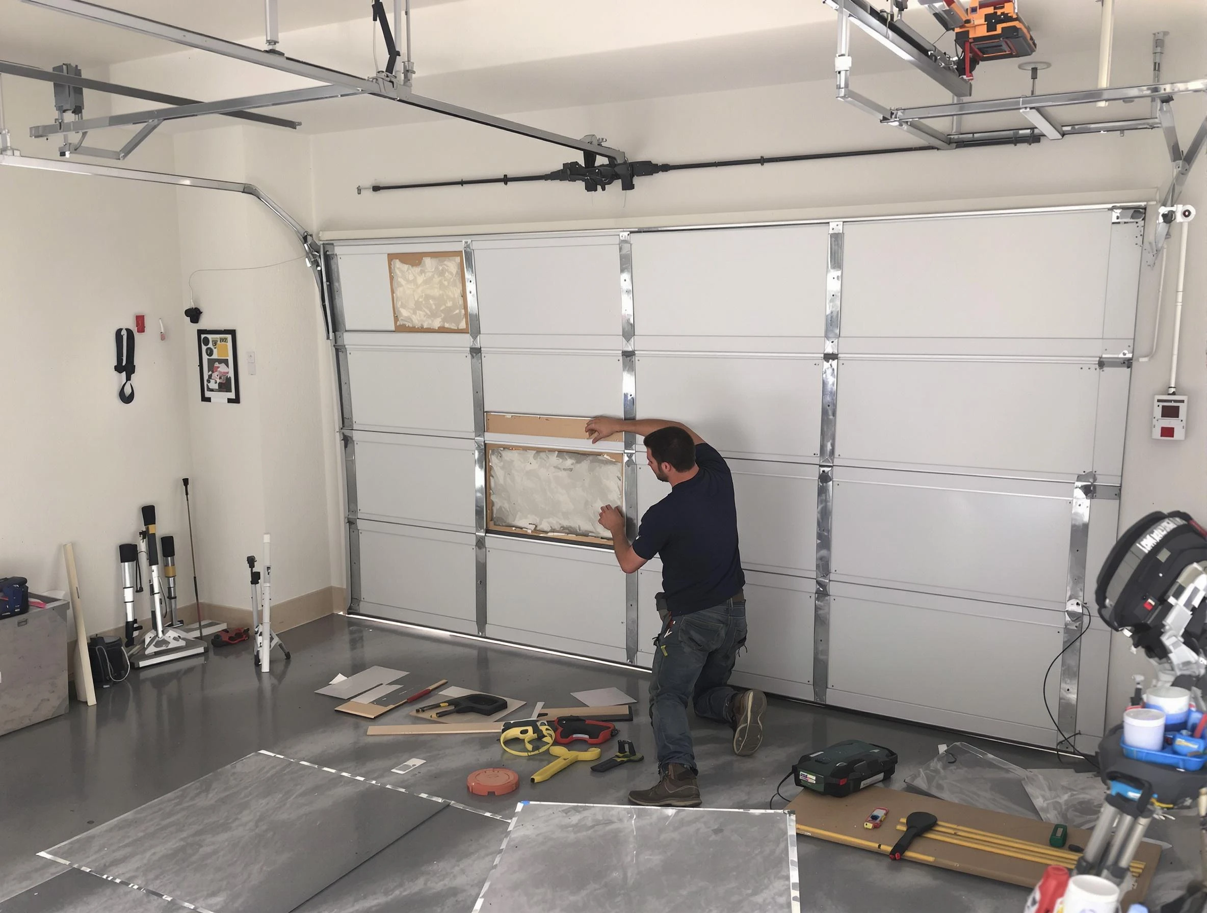 Garage Door Panel Repair in Chartiers