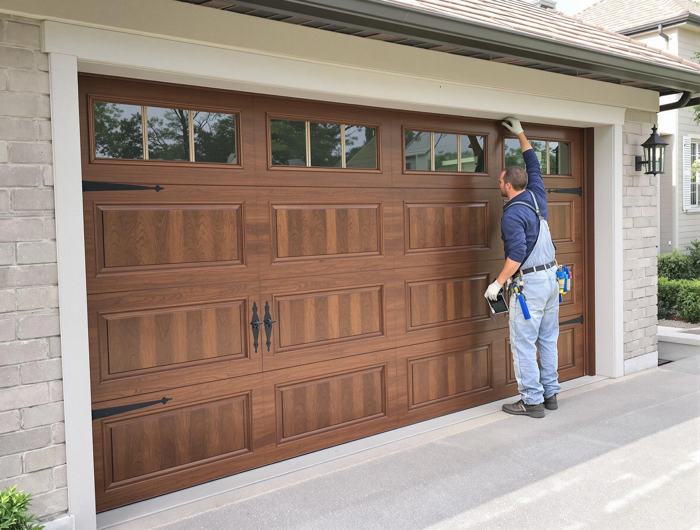Custom garage door showcase by Chartiers Garage Door Repair in Chartiers